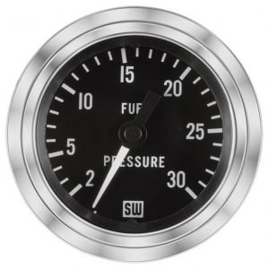 82320 - Stewart Warner Deluxe Fuel Pressure Gauge 2-30PSI