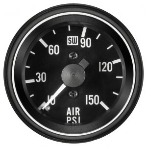 82331 - Stewart Warner Heavy Duty Dual Air Pressure Gauge 10-150PSI