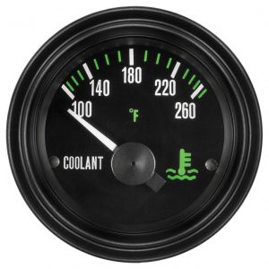 82355 - Stewart Warner Heavy Duty Plus Electric Coolant Temperature Gauge 100-260 Degrees