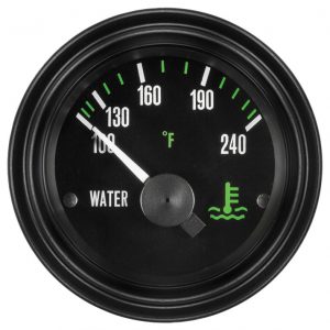 82374 - Stewart Warner Heavy Duty Plus Electric Water Temperature Gauge 100-240 Degrees