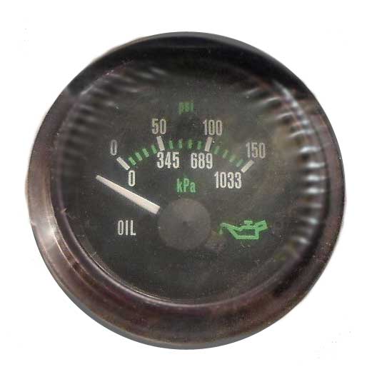 82397 - Stewart Warner Oil Pressure Gauge Heavy-Duty Plus Series Electrical Diameter BT2 Kit