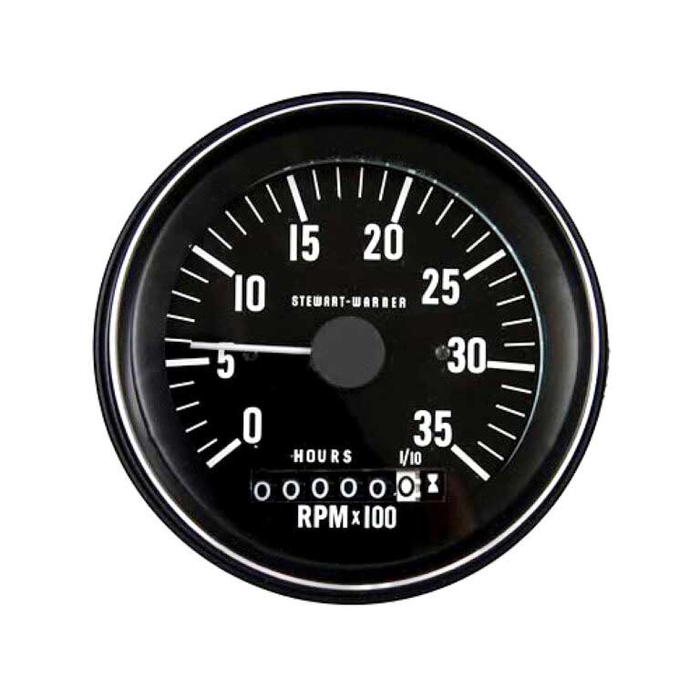 82621 - Stewart Warner Heavy Duty Tach Diesel 3500RPM