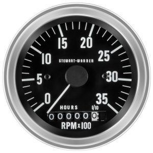 82622 - Stewart Warner Deluxe Diesel Tachometer 0-3500 RPM