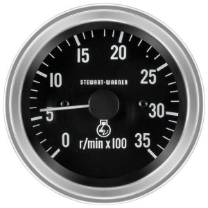 82635 - Stewart Warner Deluxe Tachometer 0-3500 RPM