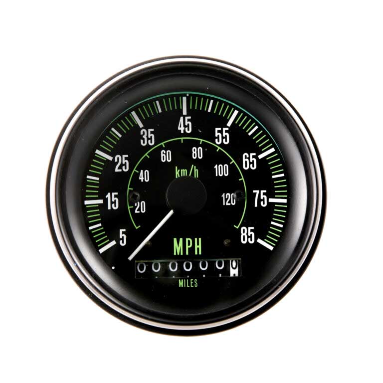 82645 - Stewart Warner Heavy Duty Plus Speedometer 5-85 MPH