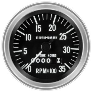 82688 - Stewart Warner Deluxe Tachometer 0-3500 RPM
