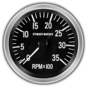 82691 - Stewart Warner Deluxe Tachometer 0-3500 RPM