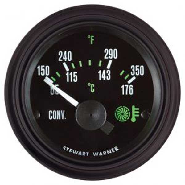 82732 - Stewart Warner Heavy Duty Plus Engine Oil Temperature Gauge 150-350F 65-176C