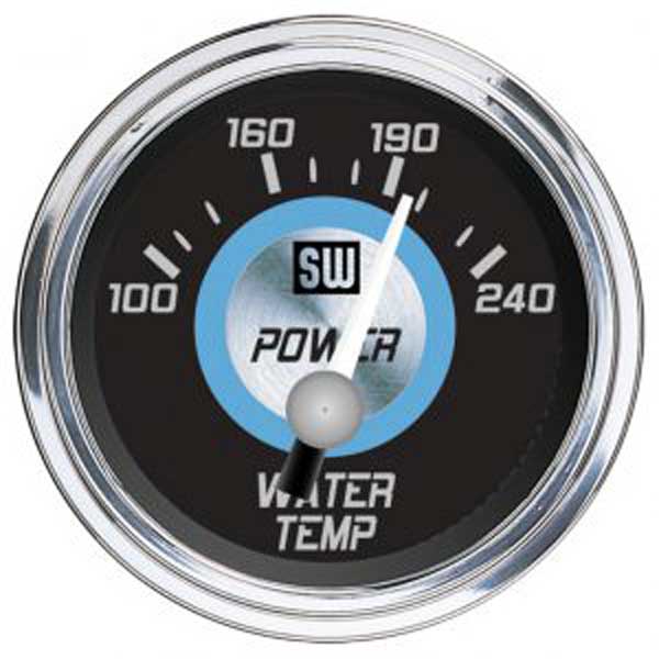 82761 - Stewart Warner Power Series Water Temperature Gauge Sender 280EC 100-240F