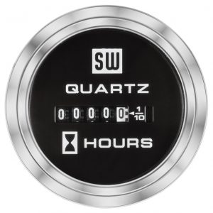 SW83502 - Stewart Warner Deluxe DC Hourmeter 10000 Hours