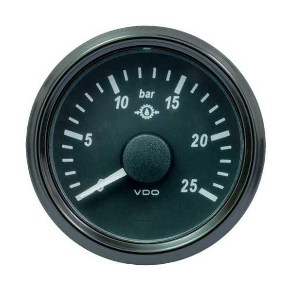 A2C3833460030 - VDO SingleViu Gear Oil Pressure Gauge 25bar