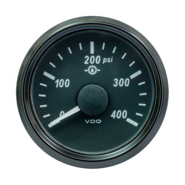 A2C3833500030 - VDO SingleViu Gear Oil Pressure Gauge 400PSI