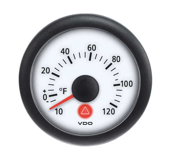 A2C53210844-S - VDO Viewline Ivory -10+120F Outside Temperature Gauge