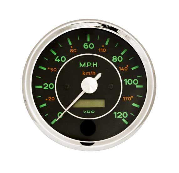 A2C59519846-S - VDO Speedometer 356 Porsche 120MPH