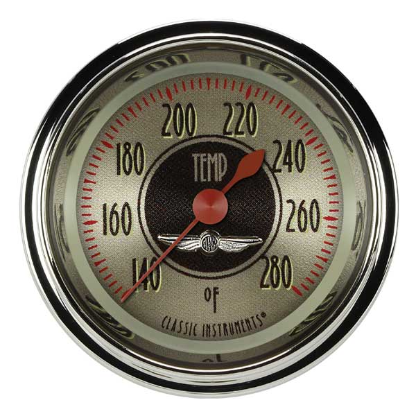 AN126SHC-02 - Classic Instruments All American Nickel Water Temperature Gauge