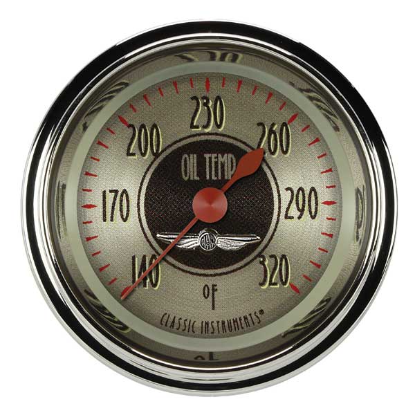 AN128SHC - Classic Instruments All American Nickel Oil Temperature Gauge