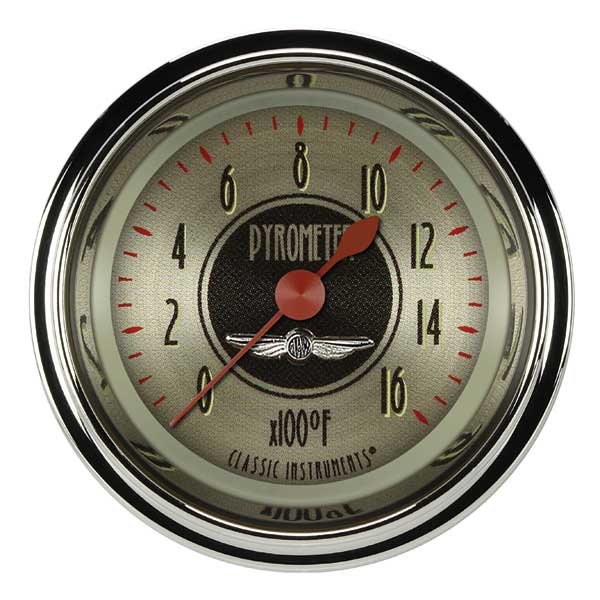 AN198SHC - Classic Instruments All American Nickel Exhaust Gas Temperature Gauge