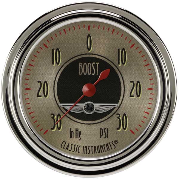 AN341SLC - Classic Instruments All American Nickel Boost-Vacuum Gauge