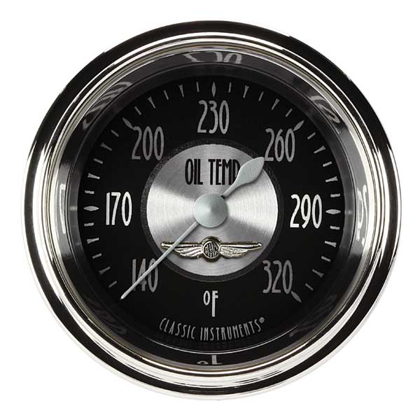 AT128SHC - Classic Instruments All American Tradition Oil Temperature Gauge