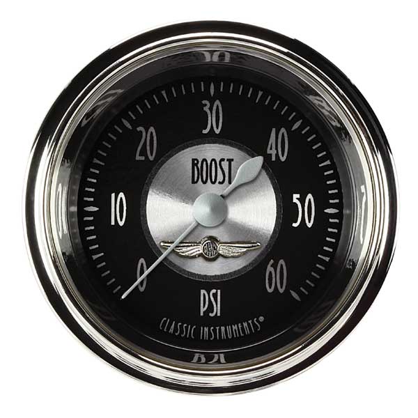 AT143SHC - Classic Instruments All American Tradition Boost Gauge 60PSI