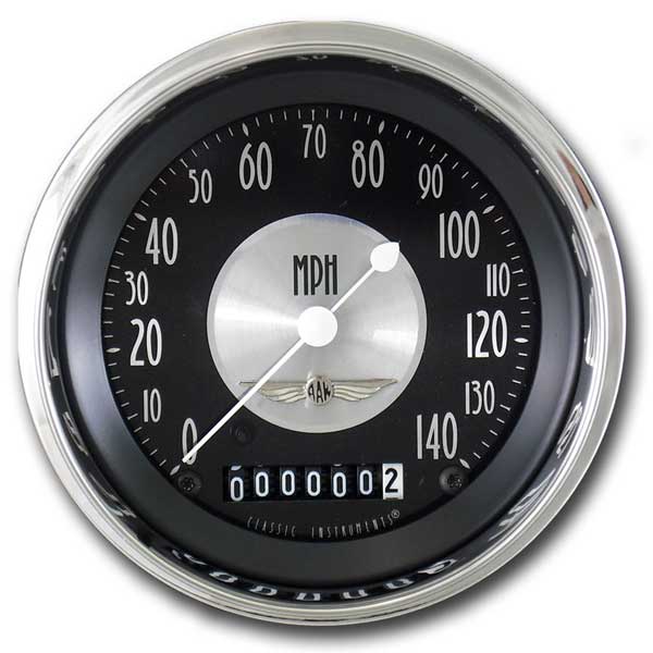 AT55SHC - Classic Instruments All American Tradition Speedometer 140 MPH