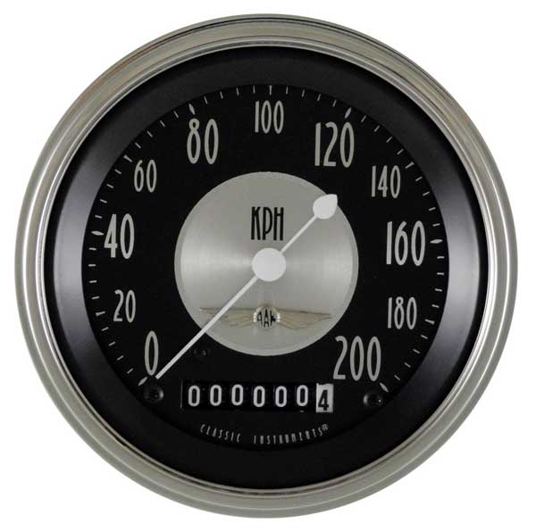 AT59SHC - Classic Instruments All American Tradition Speedometer 200 kph