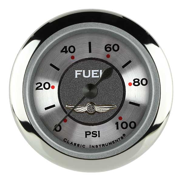 AW146SRC - Classic Instruments All American Fuel Pressure Gauge 100PSI