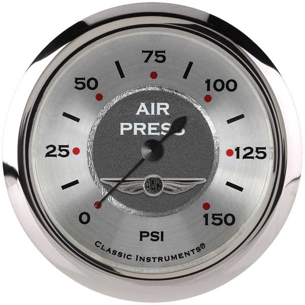 AW318SRC - Classic Instruments All American Air Pressure Gauge 150PSI