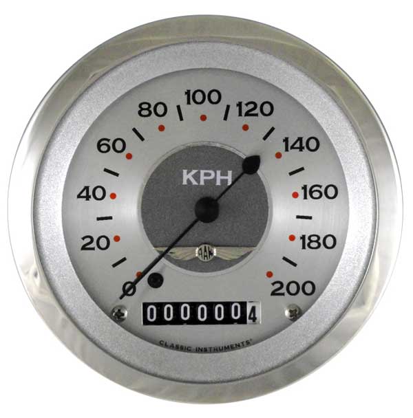 AW59SRC - Classic Instruments All American Speedometer 200 kph
