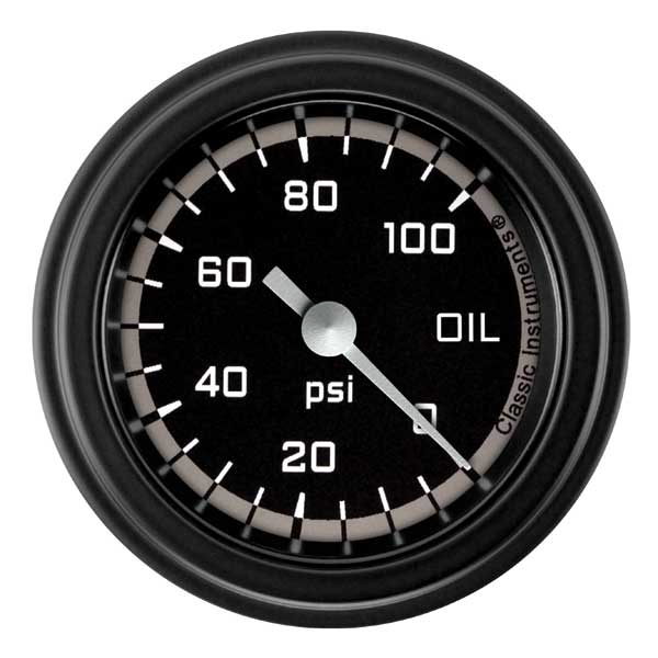 AX181GBLF - Classic Instruments AutoCross Gray Brake Pressure