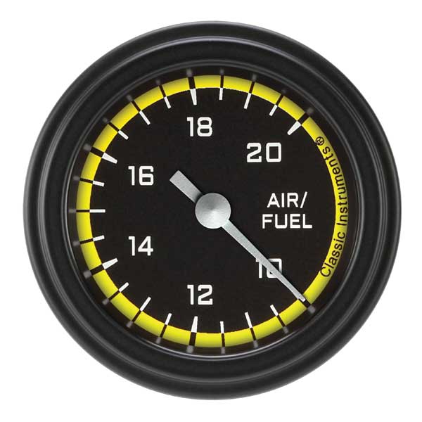 AX194YBLF - Classic Instruments AutoCross Yellow Air-Fuel Ratio Gauge