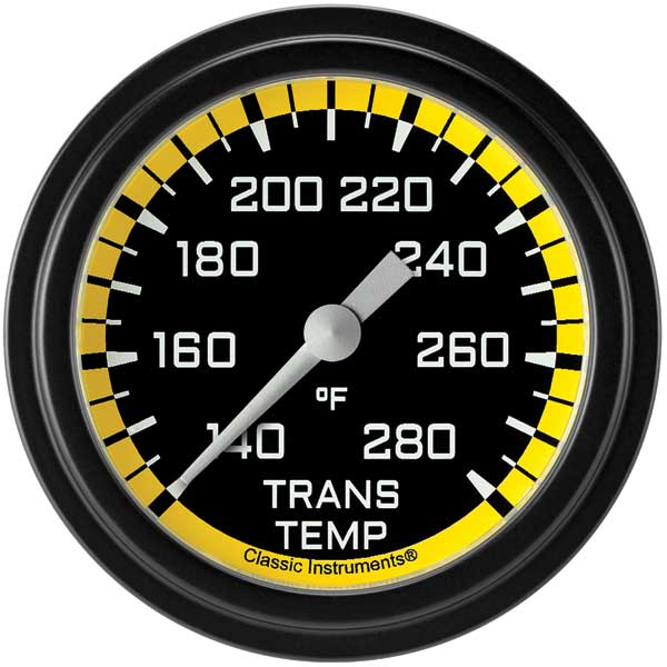 AX327YBLF - Classic Instruments AutoCross Yellow Transmission Temperature