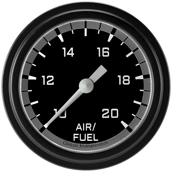 AX394GBLF - Classic Instruments AutoCross Gray Air-Fuel Ratio Gauge