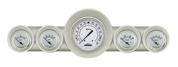 CH59CW54 - Classic Instruments 1959-60 Full Size Chevy Package Classic White 140mph Speedometer