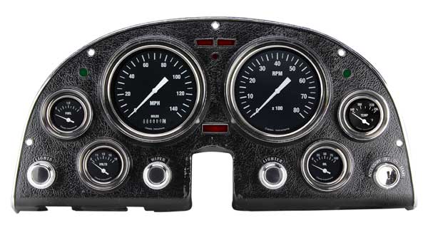 CO63HR - Classic Instruments '63-'67 Corvette Package Hot Rod Speedometer Tachometer Fuel Temperature Volts Oil Pressure Gauges