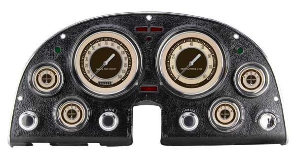 CO63NT - Classic Instruments '63-'67 Corvette Package Nostalgia VT Speedometer Tachometer Fuel Temperature Volts Oil Pressure Gauges