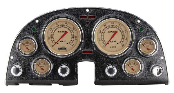 CO63VT - Classic Instruments '63-'67 Corvette Package Vintage Speedometer Tachometer Fuel Temperature Volts Oil Pressure Gauges