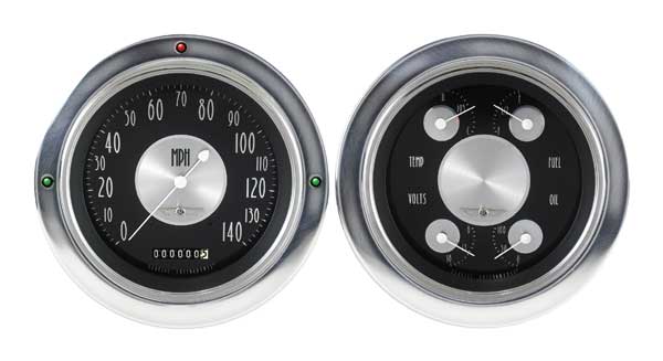 CT54AT52 - Classic Instruments 1954-55 Chevy Car Package All American Tradition Speedometer Quad