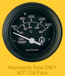 100736 - Datcon Oil Temperature Gauge 12V 150-300 degrees
