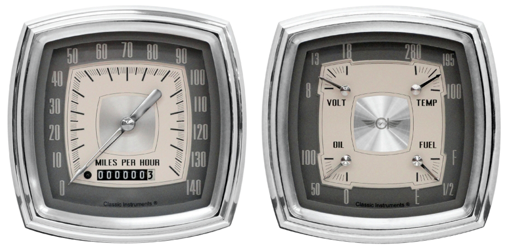 ES02 - Classic Instruments Esquire 2 gauge set Speedometer Quad