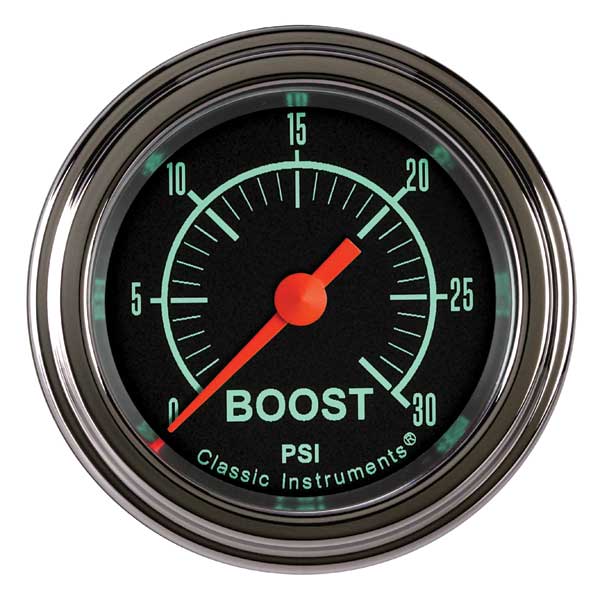 GS142SLF - Classic Instruments G-Stock Boost Gauge 30PSI