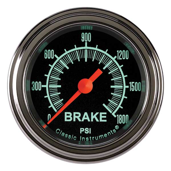 GS167SLF - Classic Instruments G-Stock Brake Pressure Gauge