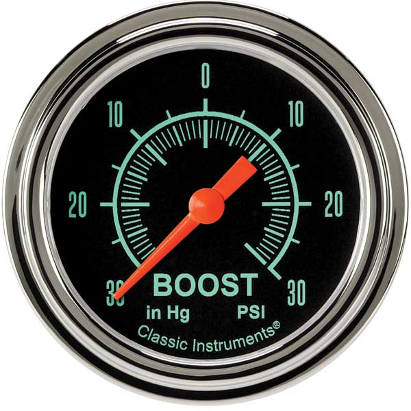 GS341SLF - Classic Instruments G-Stock Boost-Vacuum Gauge