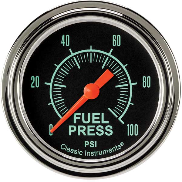 GS346SLF - Classic Instruments G-Stock Fuel Pressure Gauge 15PSI