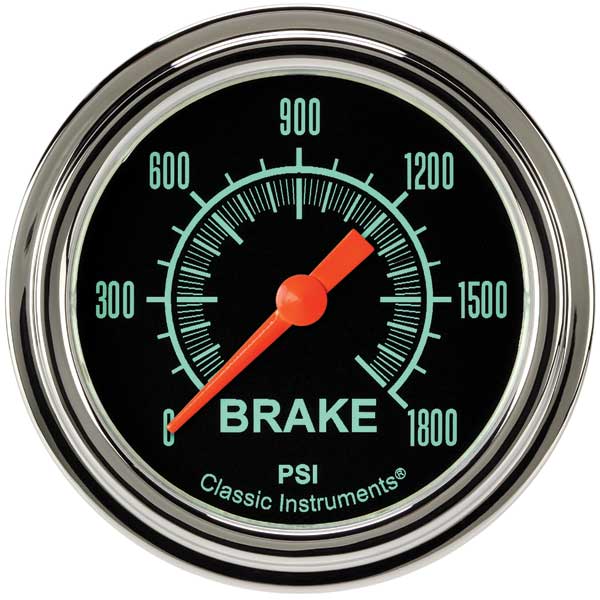 GS367SLF - Classic Instruments G-Stock Brake Pressure Gauge