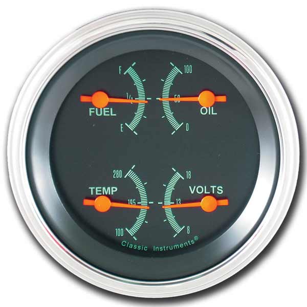 GS73SLF - Classic Instruments G-Stock Quad Gauge