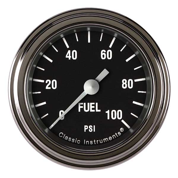HR146SLF - Classic Instruments Hot Rod Fuel Pressure Gauge 100PSI