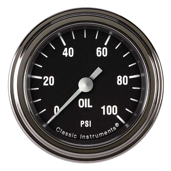HR181SLF - Classic Instruments Hot Rod Oil Pressure Gauge 100PSI