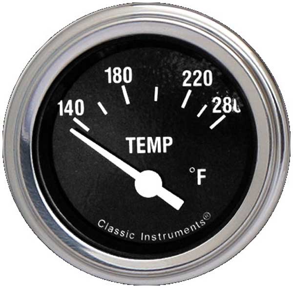 HR26SLF - Classic Instruments Hot Rod Water Temperature Gauge