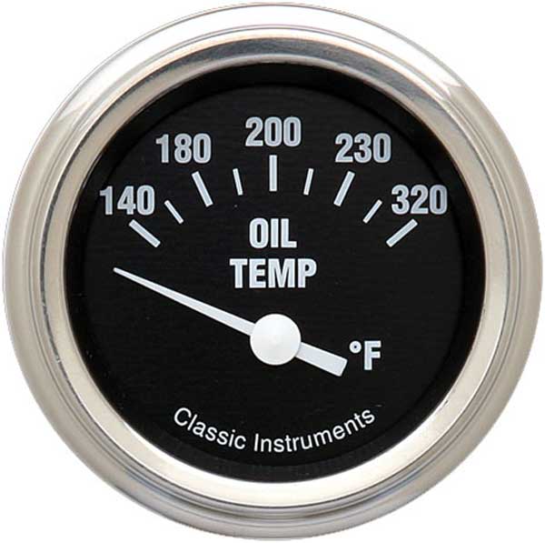 HR28SLF - Classic Instruments Hot Rod Oil Temperature Gauge